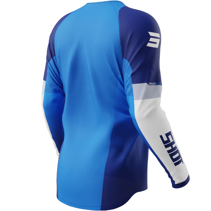 Motokroso marškinėliai Shot Draw Instinct blue