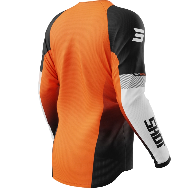 Motokroso marškinėliai Shot Draw Instinct orange