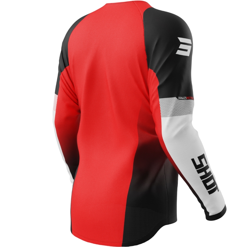 Motokroso marškinėliai Shot Draw Instinct red