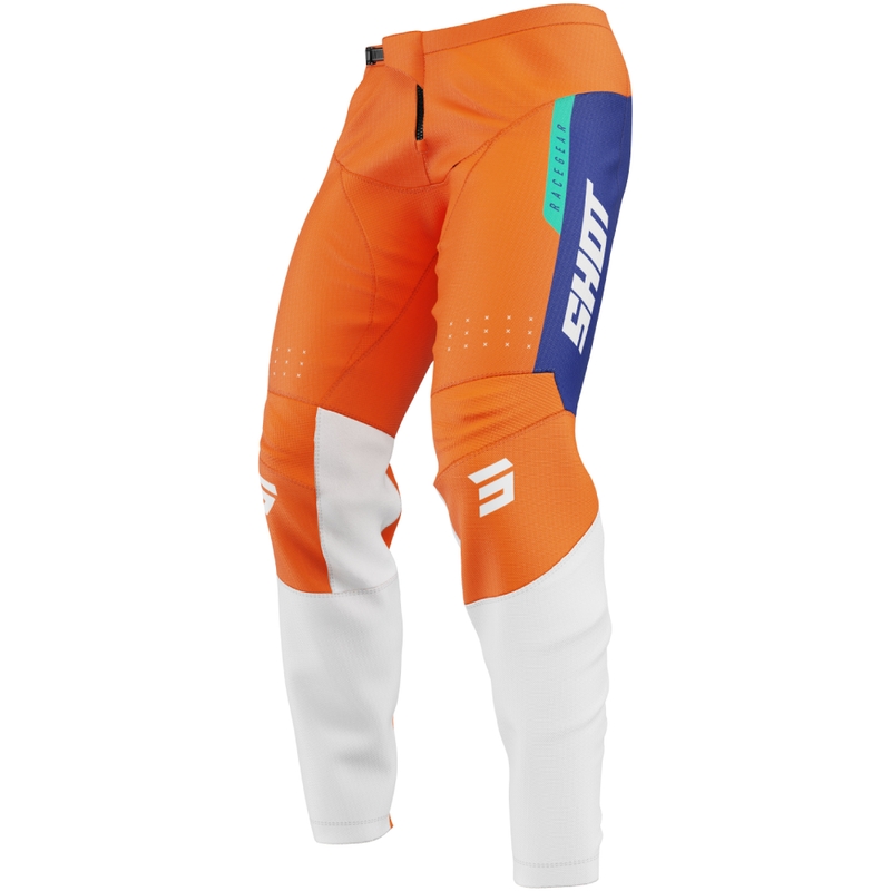 Motokroso kelnės Shot Devo League orange