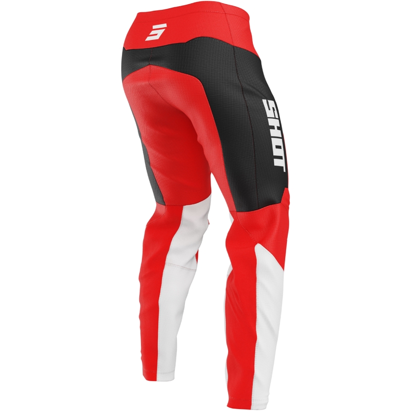 Motokroso kelnės Shot Devo League Red
