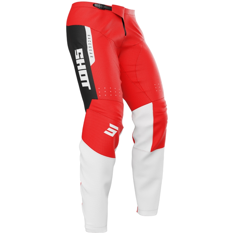 Motokroso kelnės Shot Devo League Red