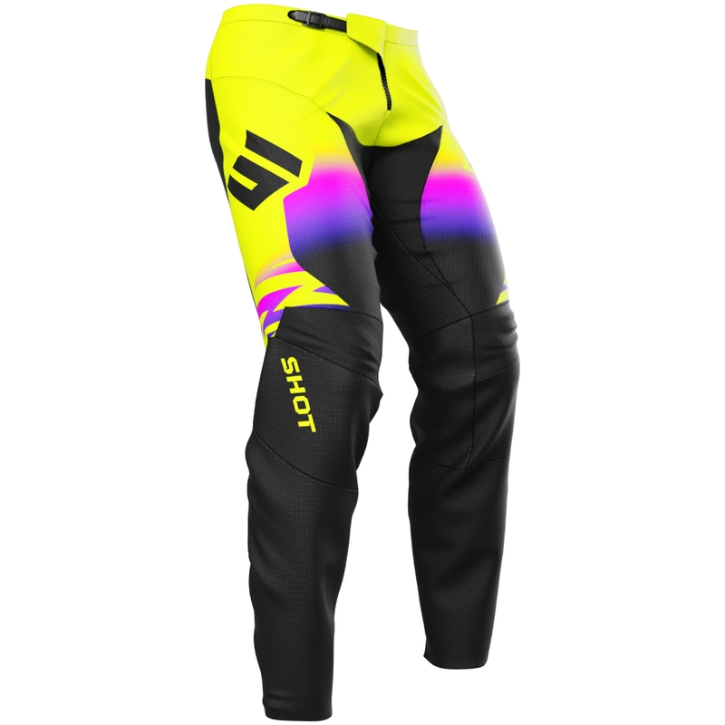 Motokroso kelnės Shot Devo X-Trem fluo yellow