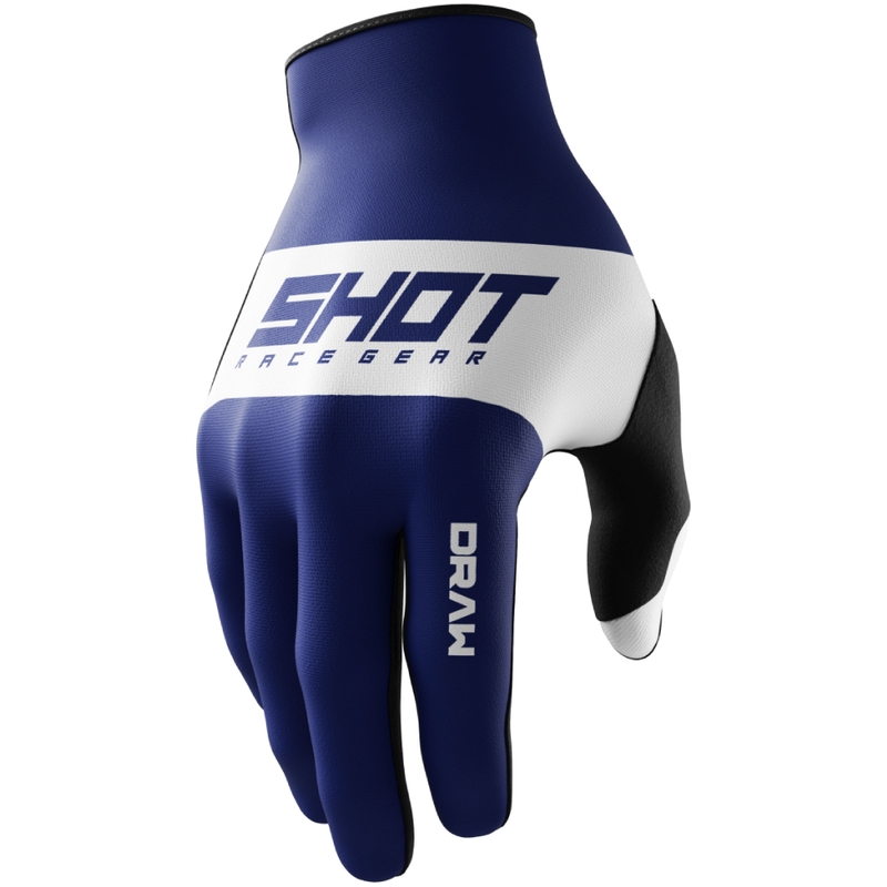 Motokroso pirštinės Shot Draw Sky blue