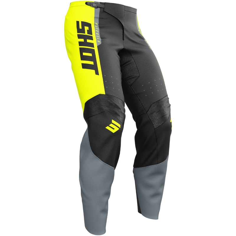 Vaikų motokroso kelnės Shot Draw League fluo yellow