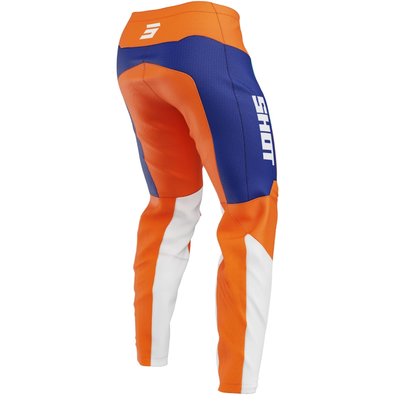 Vaikų motokroso kelnės Shot Draw League orange