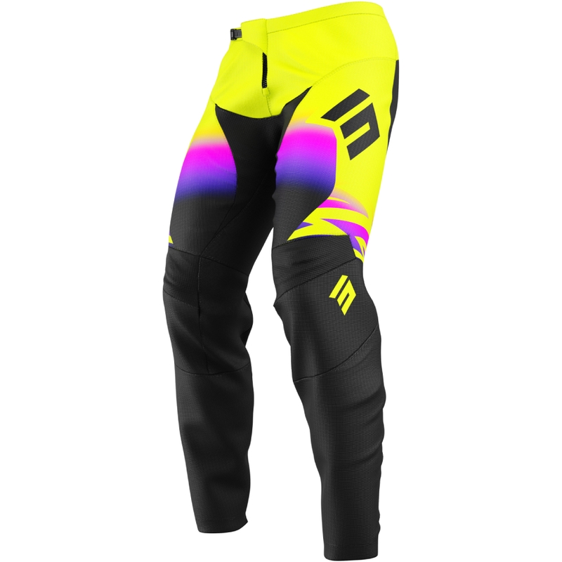 Vaikų motokroso kelnės Shot Draw X-Trem fluo yellow