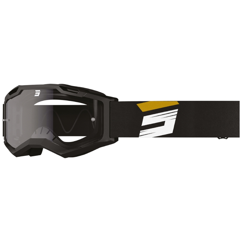 Motokroso akiniai Shot Assault 2.0 Claw gold su skaidriu stiklu