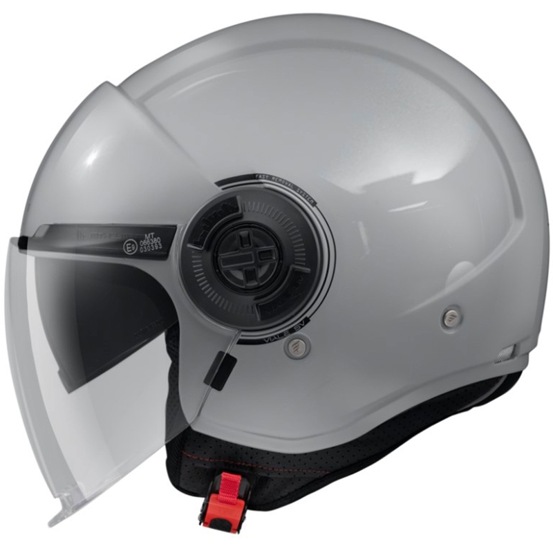 Atviras motociklininko šalmas MT Viale SV S Solid Grey Gloss