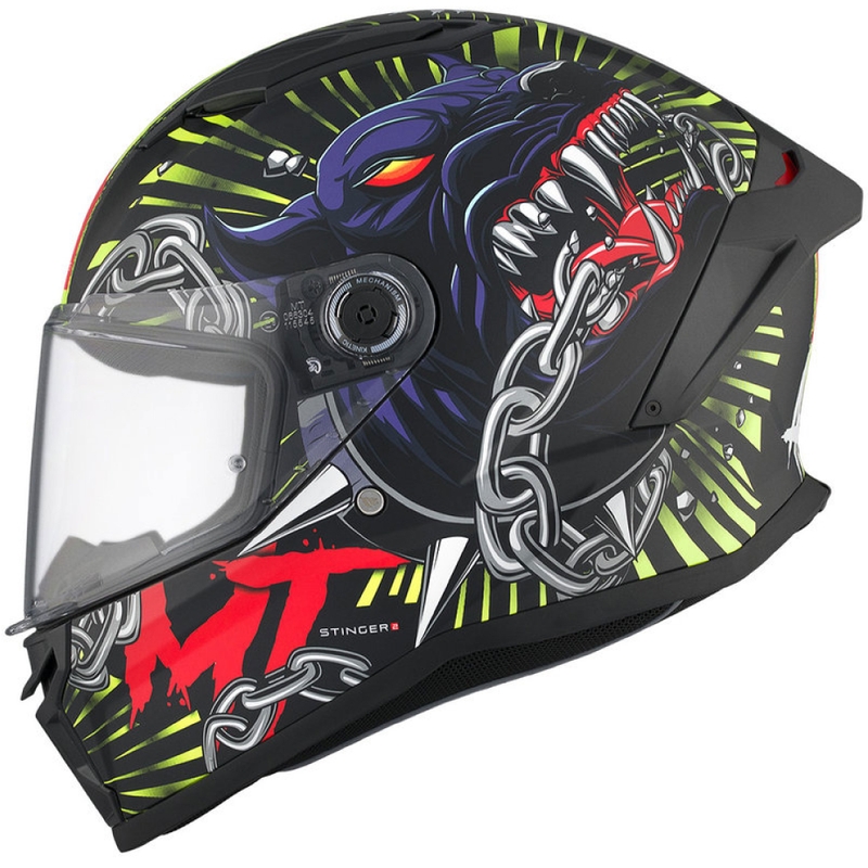 MT Stinger 2 Akin integralus motociklininko šalmas matinis