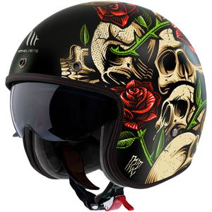 MT Le Mans 2 SV Breakout B2 atviras motociklininko šalmas blizgus