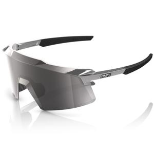 100% "Aerocraft" akiniai nuo saulės su sidabriniu "HiPER" stiklu