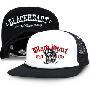 Vaikiška kepurė Black Heart Bones juoda ir balta