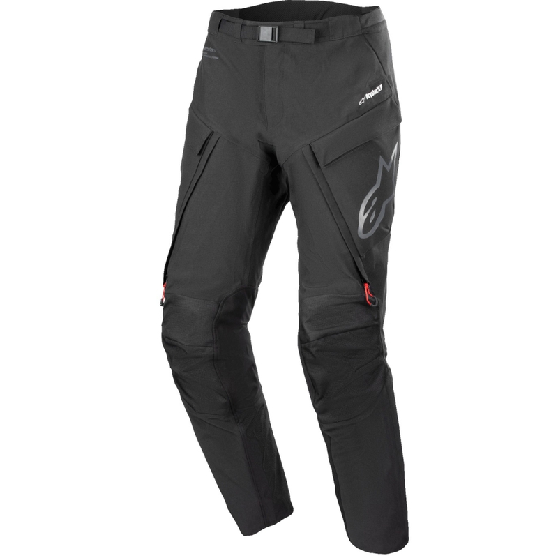 Alpinestars Hyde XT motociklininko kelnės juodos ir raudonos spalvos