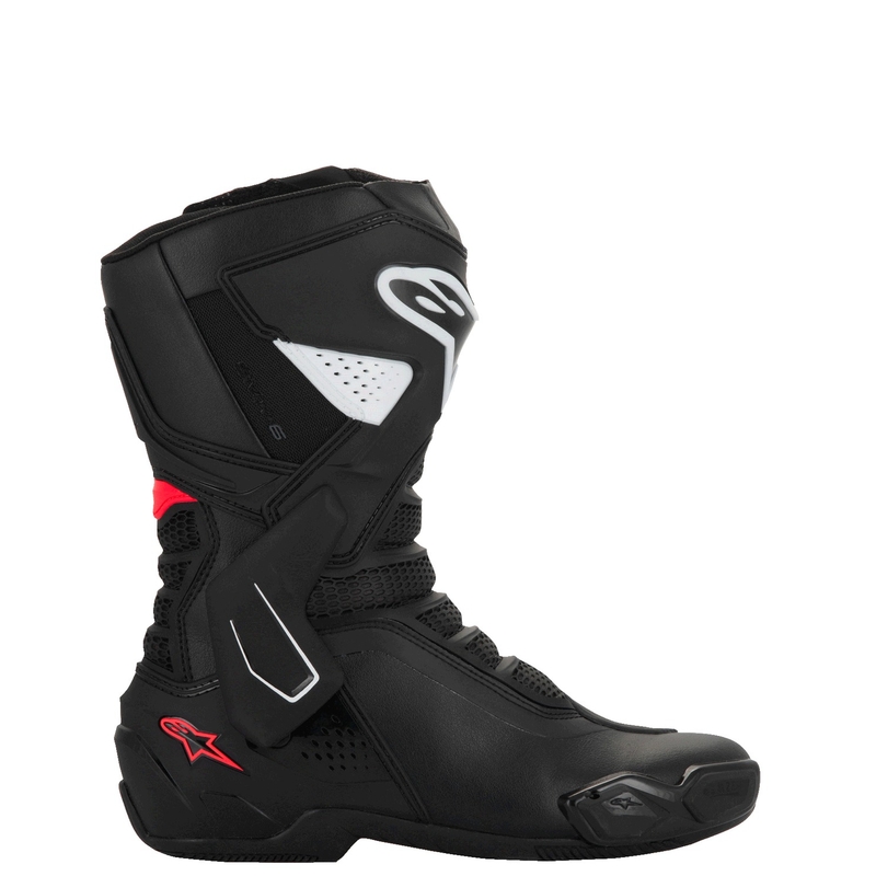 "Alpinestars" moteriški "Stella SMX-6 3" juodos, baltos ir rožinės spalvų motociklininkų batai