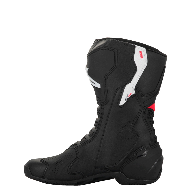 "Alpinestars" moteriški "Stella SMX-6 3" juodos, baltos ir rožinės spalvų motociklininkų batai