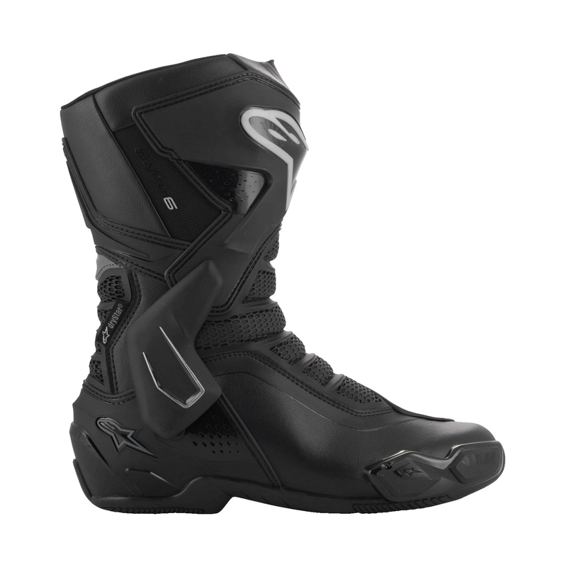 "Alpinestars" moterų "Stella SMX-6 3 Drystar" juodai sidabriniai motociklininko batai