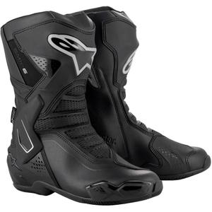 "Alpinestars" moterų "Stella SMX-6 3 Drystar" juodai sidabriniai motociklininko batai