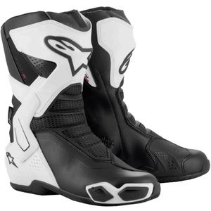 "Alpinestars" moterų "Stella SMX-6 3 Drystar" baltos ir juodos spalvų motociklininkų batai