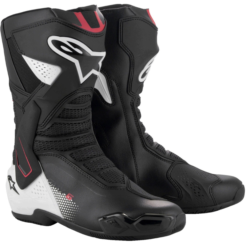 Alpinestars SMX-6 3 juodai-baltai-raudoni motociklininko batai