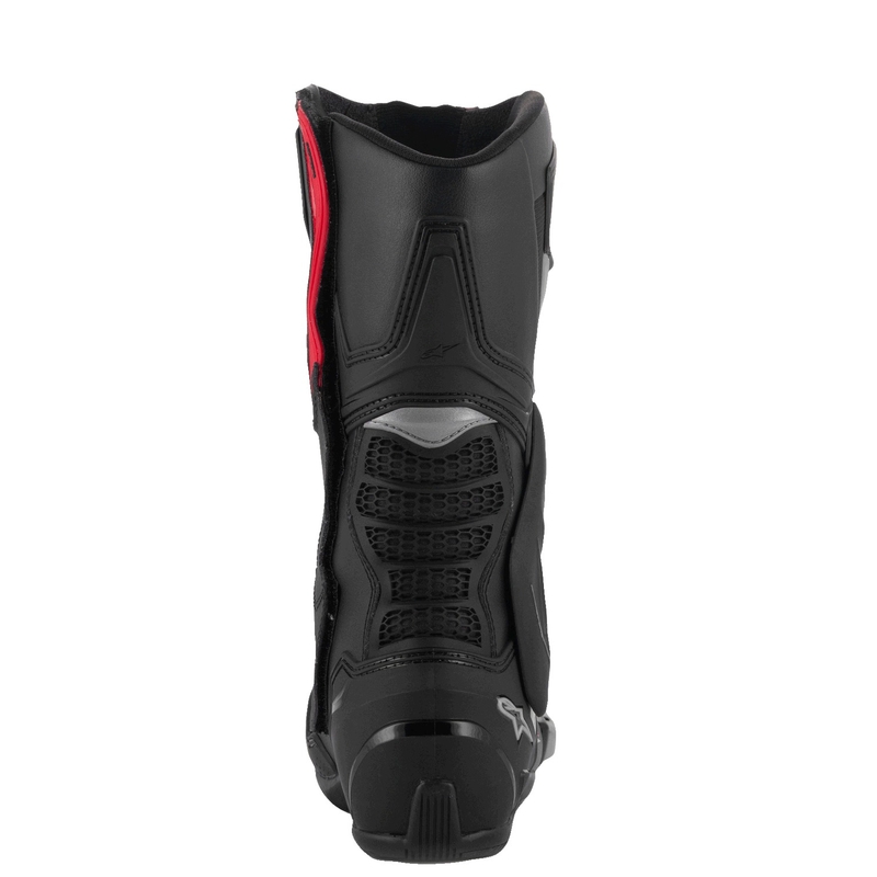 Alpinestars SMX-6 3 juodi-sidabriniai-raudoni motociklininko batai