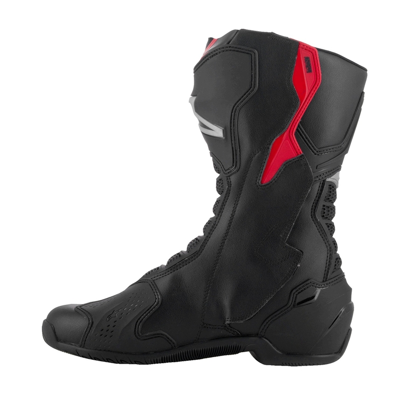 Alpinestars SMX-6 3 juodi-sidabriniai-raudoni motociklininko batai