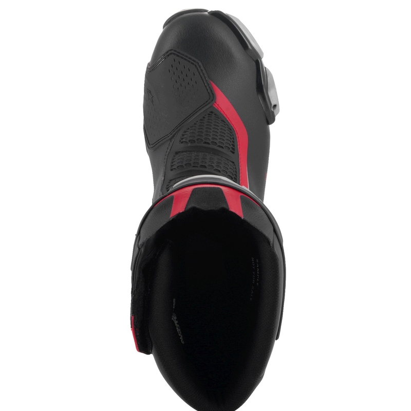 Alpinestars SMX-6 3 juodi-sidabriniai-raudoni motociklininko batai
