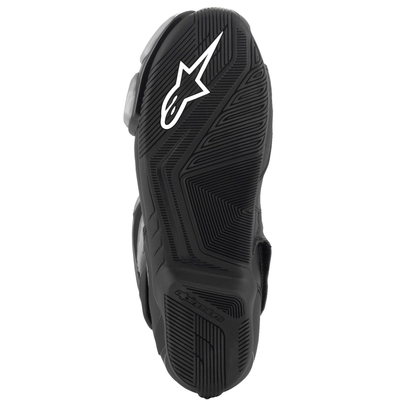 Alpinestars SMX-6 3 juodi-sidabriniai-raudoni motociklininko batai