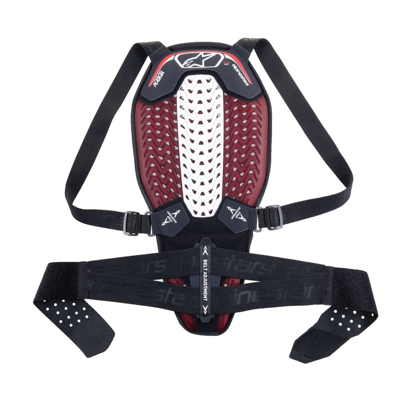 "Alpinestars Nucleon Plasma" stuburo apsauga juoda-balta-raudona