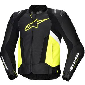 Alpinestars Missile 3 Airflow Black-Fluo Yellow-White odinė motociklininko striukė