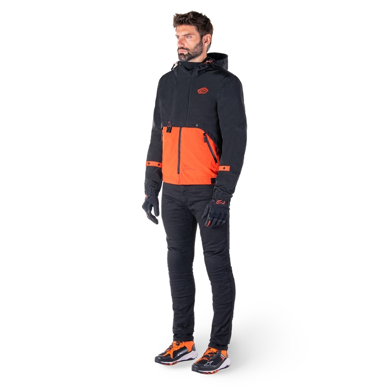 Alpinestars Mootant neperšlampama striukė black-fluo orange