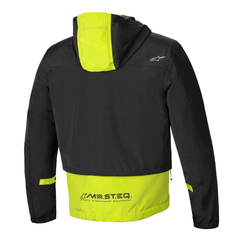 Alpinestars Mootant neperšlampama striukė Black-Fluo Yellow
