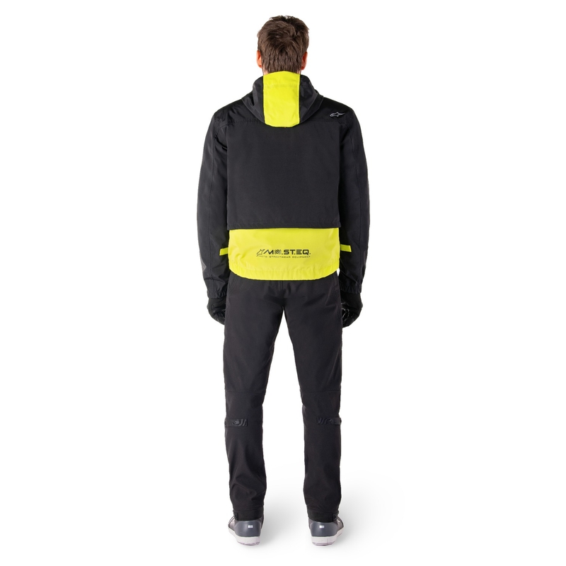 Alpinestars Mootant neperšlampama striukė Black-Fluo Yellow