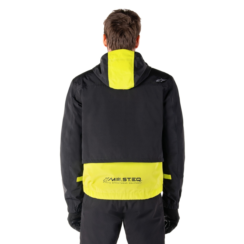 Alpinestars Mootant neperšlampama striukė Black-Fluo Yellow