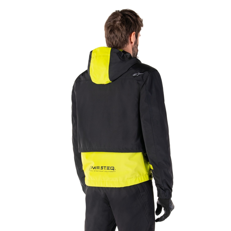 Alpinestars Mootant neperšlampama striukė Black-Fluo Yellow