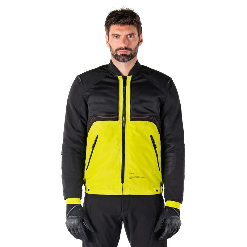 Alpinestars Mootant neperšlampama striukė Black-Fluo Yellow