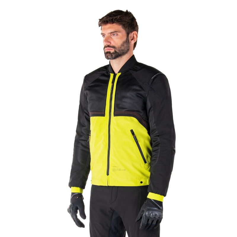Alpinestars Mootant neperšlampama striukė Black-Fluo Yellow