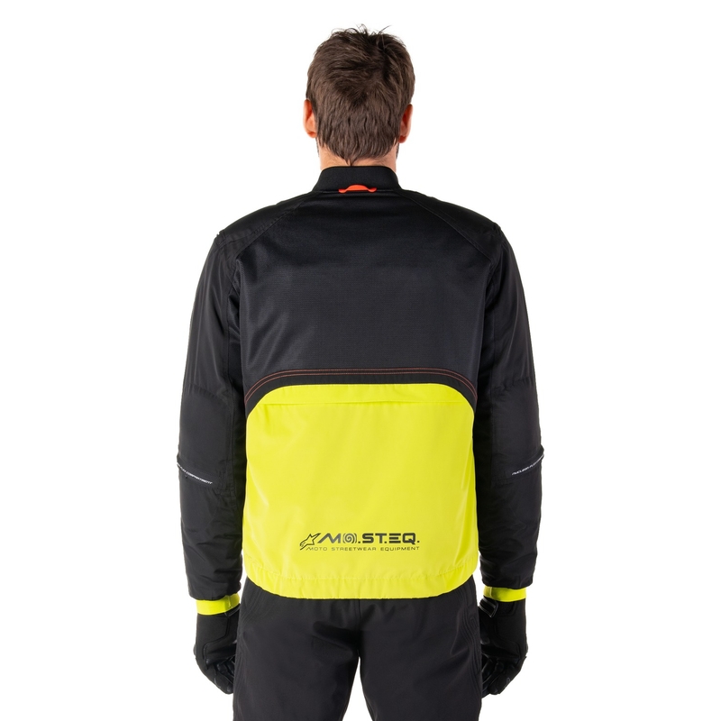 Alpinestars Mootant neperšlampama striukė Black-Fluo Yellow