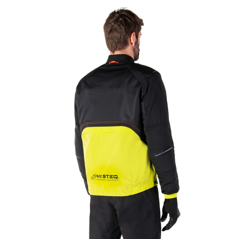 Alpinestars Mootant neperšlampama striukė Black-Fluo Yellow