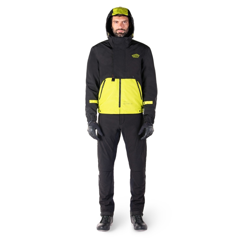 Alpinestars Mootant neperšlampama striukė Black-Fluo Yellow
