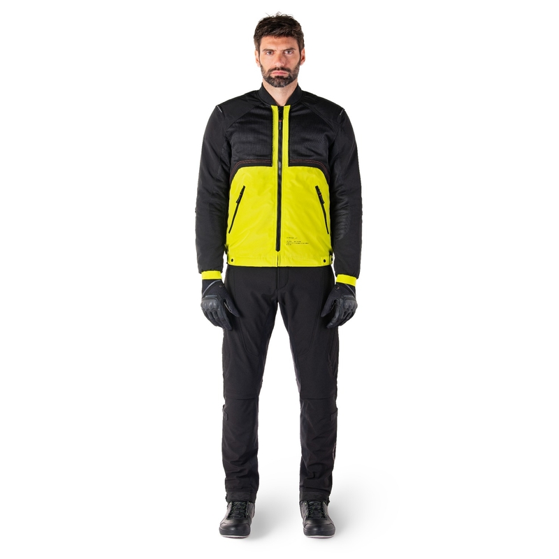 Alpinestars Mootant neperšlampama striukė Black-Fluo Yellow