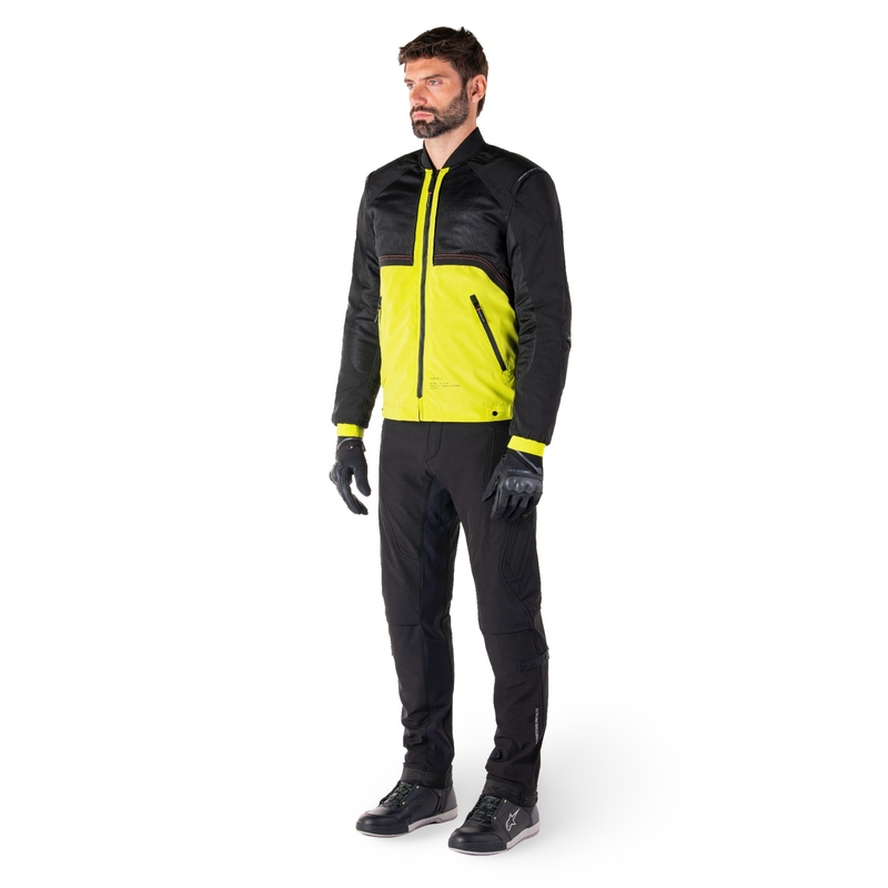 Alpinestars Mootant neperšlampama striukė Black-Fluo Yellow