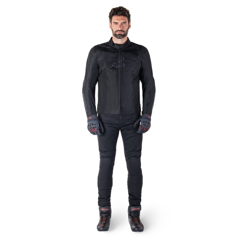 Alpinestars T-SPS 2 Vandeniui atspari juoda motociklininko striukė