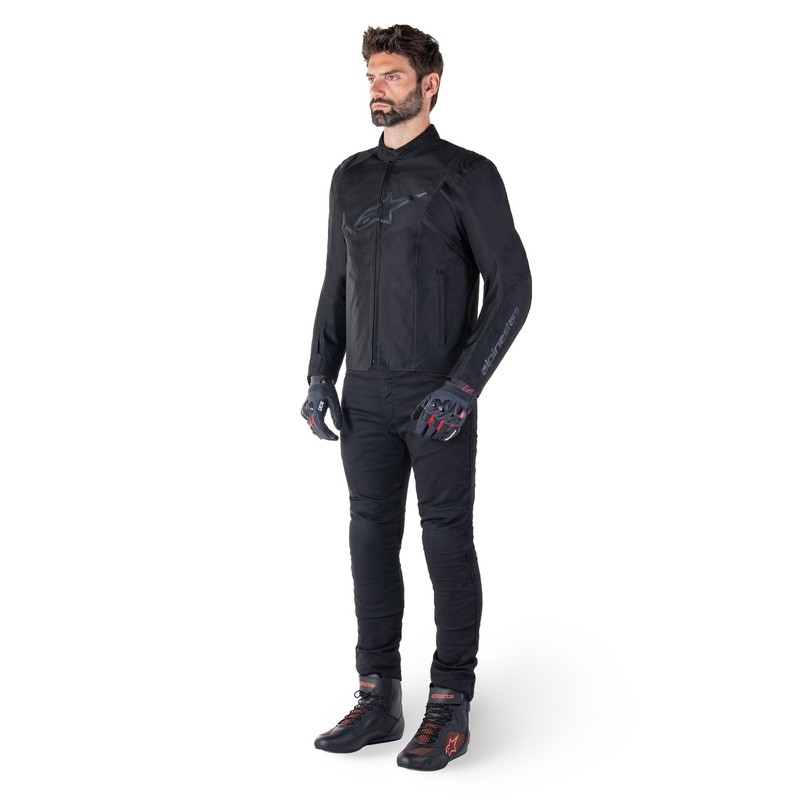 Alpinestars T-SPS 2 Vandeniui atspari juoda motociklininko striukė