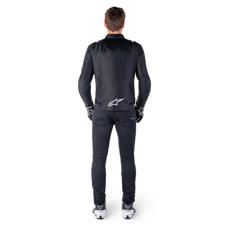 "Alpinestars T-SPS 2" neperšlampama juodai balta motociklininko striukė