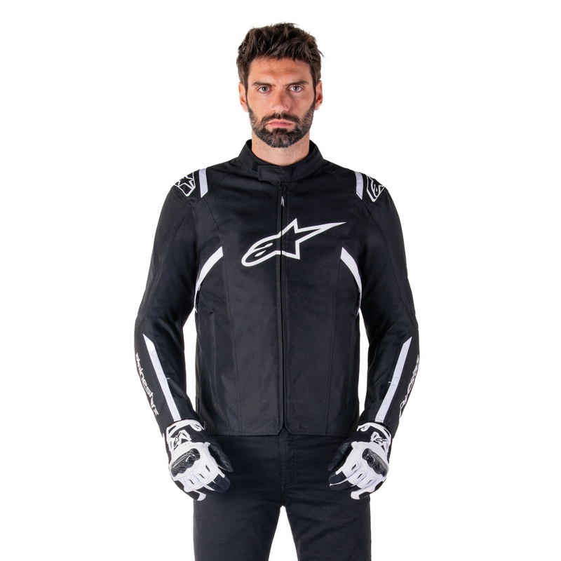 "Alpinestars T-SPS 2" neperšlampama juodai balta motociklininko striukė