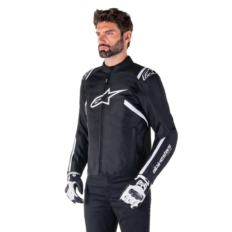 "Alpinestars T-SPS 2" neperšlampama juodai balta motociklininko striukė