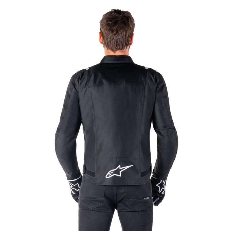"Alpinestars T-SPS 2" neperšlampama juodai balta motociklininko striukė