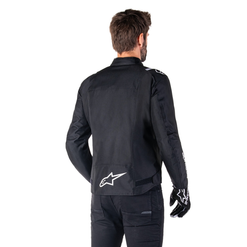"Alpinestars T-SPS 2" neperšlampama juodai balta motociklininko striukė