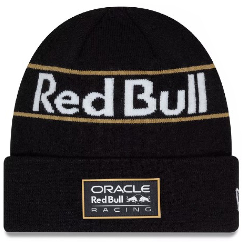 "Red Bull Racing F1" auksinio leidimo kepurė juoda